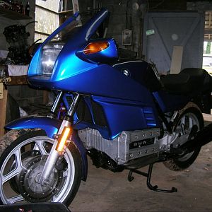 Current project, 85 BMW K100RS, belongs to a friend in NC