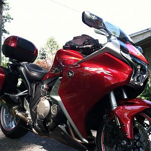 2010 Honda VFR1200F  VFR , 1200F  Akrapovic  Two Brothers  Juice Box Pro  V