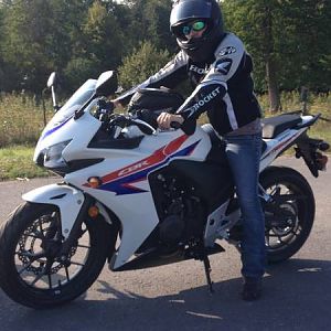 the wifes cbr 500r