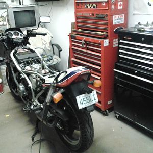 In my shop for winter service and repairs