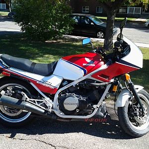 First ride to work