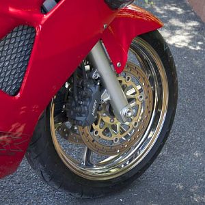 Nickel plated front rim