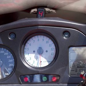 Gear indicator and cruise control engaged LED