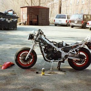 fixing my first EX500 - wreck