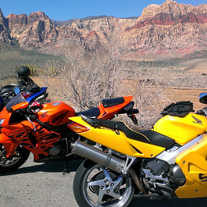 2000 VFR800 Red Rock Canyon near Las Vegas