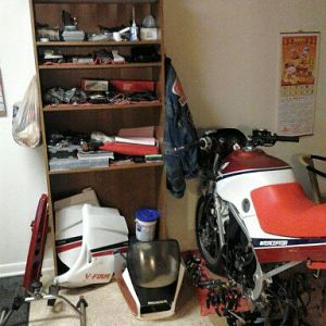 My work space.