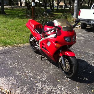 97 vfr with 2005 cbr 1000rr under tail exhaust part 2