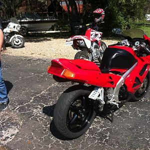97 vfr with 2005 cbr 1000rr under tail exhaust part 2