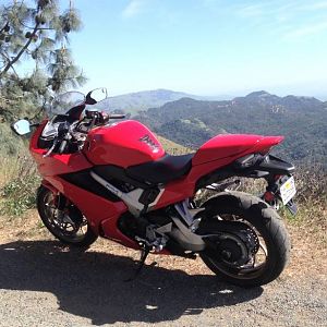 On the way to the summit of Mt. Diablo, CA