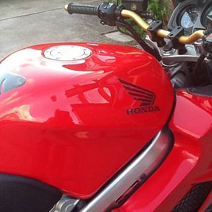 D.i.y handlebar conversion.