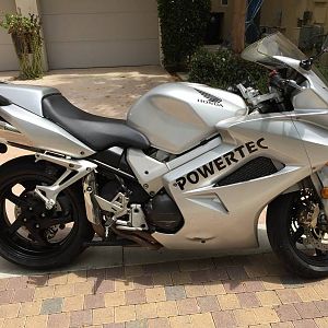 2003 Silver Honda Interceptor VFR 800A (With ABS)