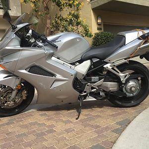 2003 Silver Honda Interceptor VFR 800A (With ABS)
