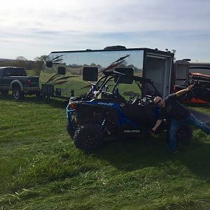 Race trailer and race rig: 2015 RZR XP 1000
