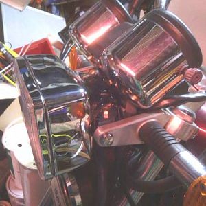Re-chromed headlight bowl