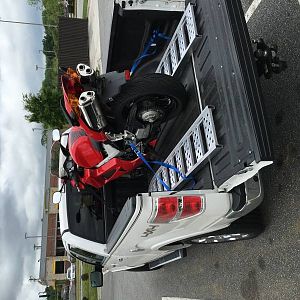 Bringing the Honey-Baby home from NC