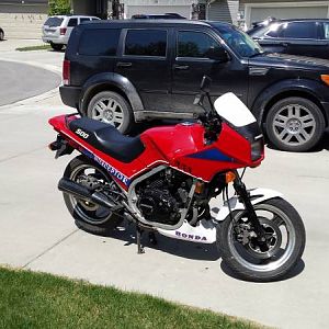First and current bike VF500