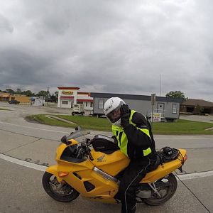 Big Jim on a Maxim Honda Yamaha Group Ride