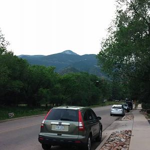 View of summit ...