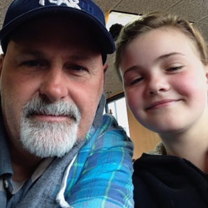My daughter and I