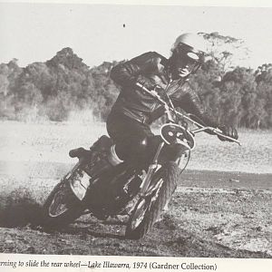 Wayne Gardner dirt track behind High School