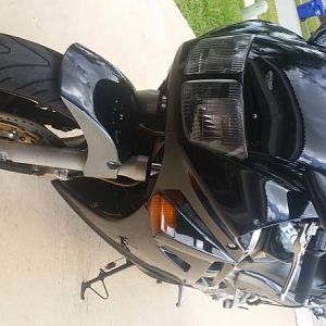 front fender - black/silver