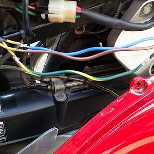 Burn Stator Cable Replace by soldered wire