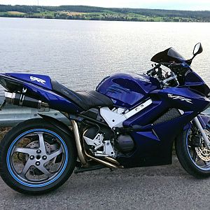 Evening ride on the "Blue"