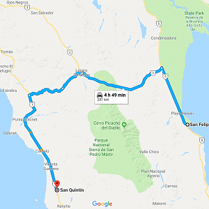 Google Maps To San Quintin
